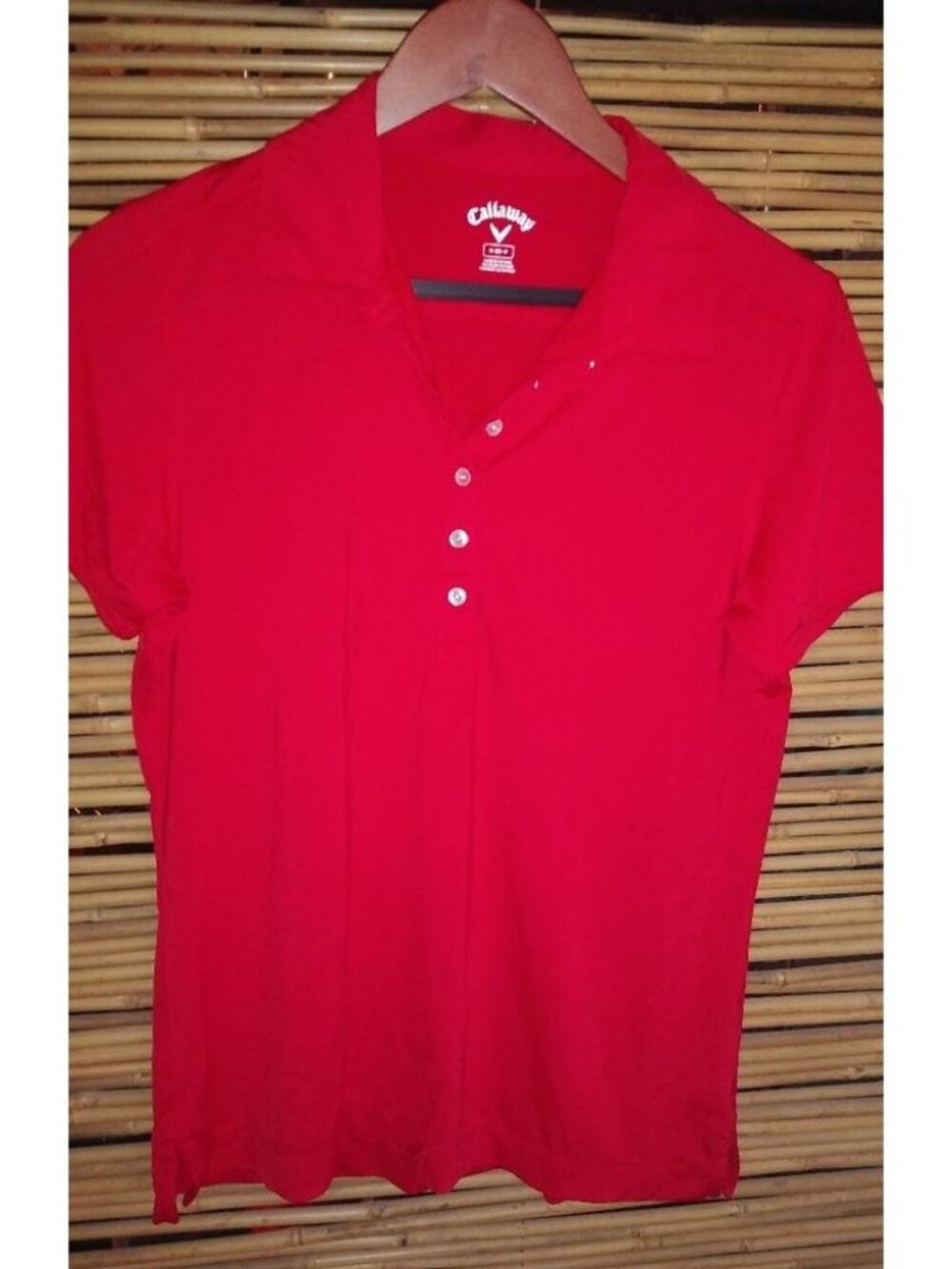 CALLAWAY S Red Sport Shirt Golf Top